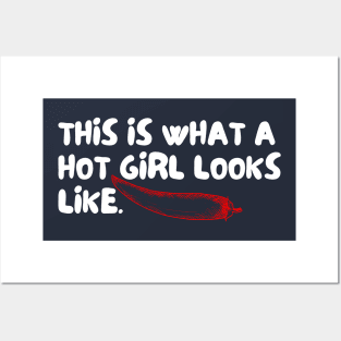 Making Extremely Hot Girls-hot girls on shirt Posters and Art